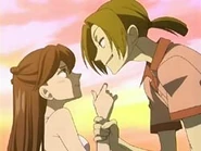 Getting harassed at the beach.