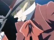Tamaki appears as the Mad Hatter in Haruhi's dream.