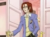 Walking in on Haruhi.