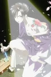 Haruhi as a yakuza wife.