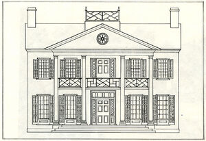 Asa Wolverton house sketch