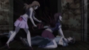 Riona fatally wounds Natsuko.