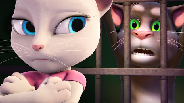 COBRAS E ESCADAS - Talking Tom and Friends