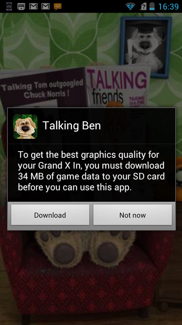 Talking Ben the Dog/Features, Talking Tom & Friends Wiki