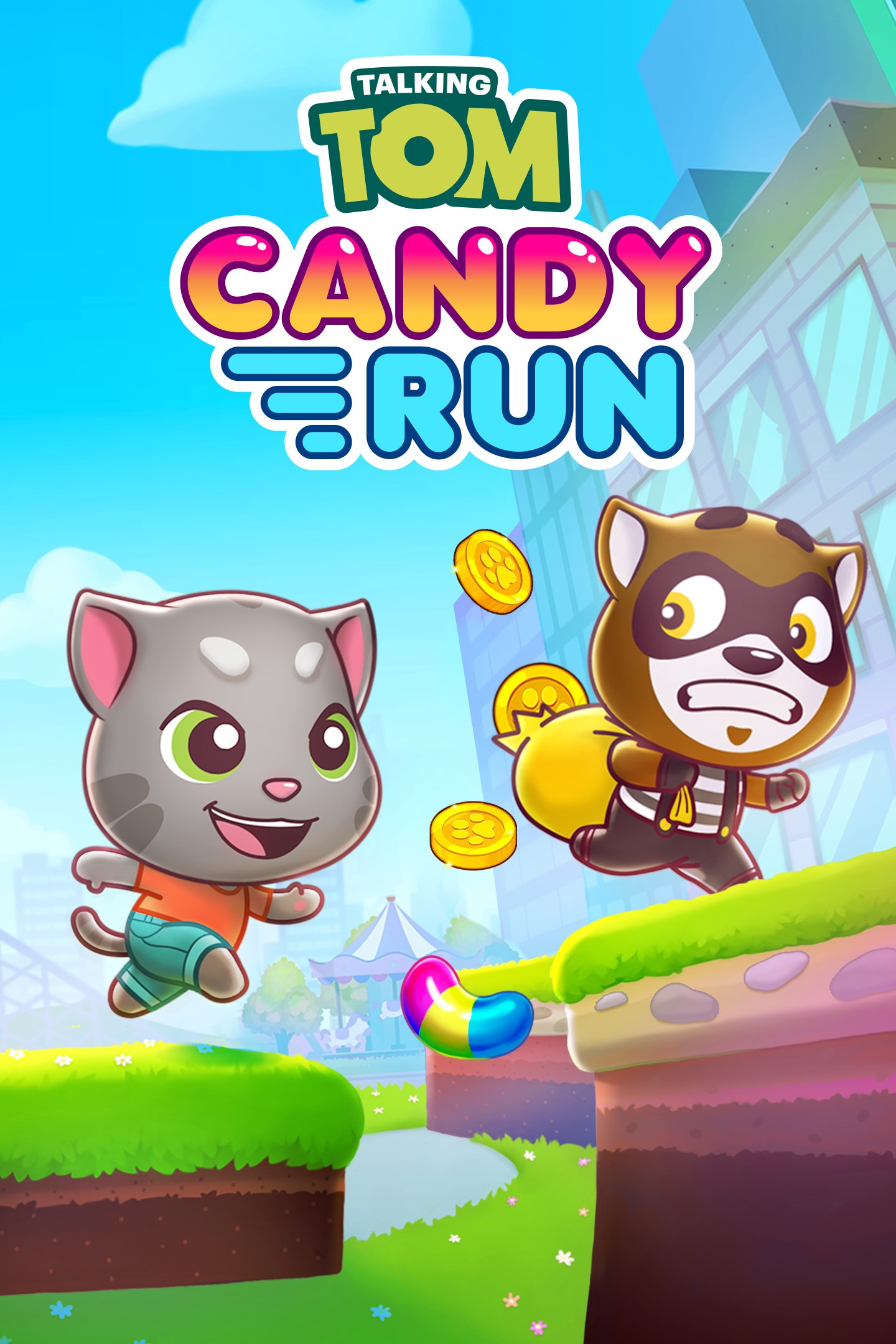 TRAILER DO NOVO JOGO! 🍭 Talking Tom Candy Run 🍭 