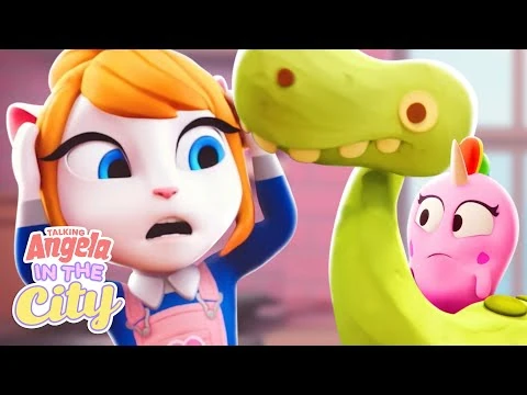 Baking a Dino Cake | Talking Tom & Friends Wiki | Fandom