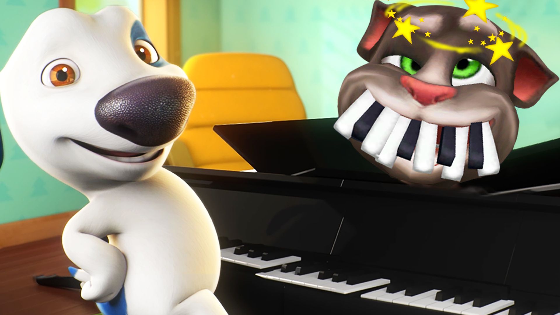 My Talking Tom - Jogo Piano Espacial 