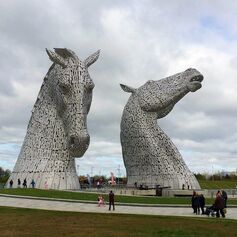 Kelpies escultura