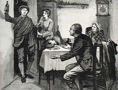 First footing Hogmanay