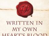 Written in My Own Heart's Blood