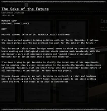 The Sake of the Future