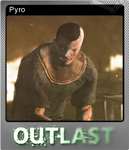 The Pyromaniac's foil Steam trading card