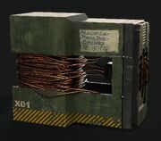 It is a device with the copper wire held more compactly by the green plating that gives it a more smooth look.