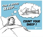 For a good sleep... Count your sheep!