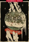 The image shows a snow globe being held by the bottom and top, with the contents being snowy pine trees, reagents holding hands with missing heads and torsos, and presents in the snow. The bottom of the globe reads Winter Kills in cursive font. There are white stars in the background.
