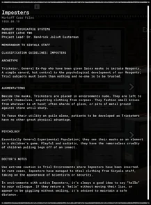 Imposters (evidence)