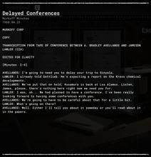 Delayed Conferences