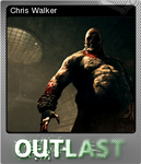 Chris' foil Steam trading card