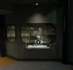 A security guard seen at the Reborn Desk