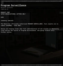 Program Surveillance