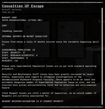 Casualties of Escape