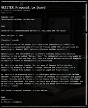 GEISTER Proposal to Board