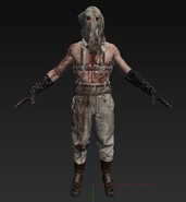 An early, unused model of the Pitcher according to the concept art