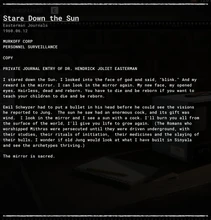 Stare Down the Sun