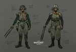 Concept art of two Hard Grunts