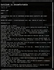Gottlieb is Uncomfortable