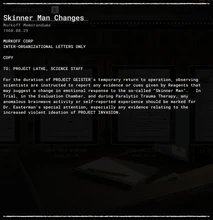 Skinner Man Changes