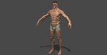 Eddie's nude character model