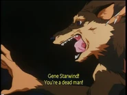 Iraga (werewolf form).png (203 KB) A transformed Iraga declares her intentions to Gene Starwind in "The Strongest Woman in the Universe"