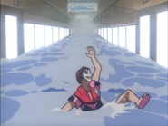 Outlaw Star 23 2.png (384 KB) Tobigera is washed away by the hot spring waters in the train.