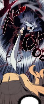 Piaro using the Fated to Perish on Euphemina (Manhwa Chapter 21).