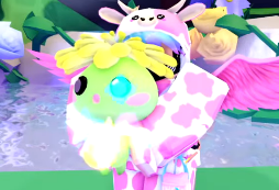 A Rainbow Shiny Dandelion.