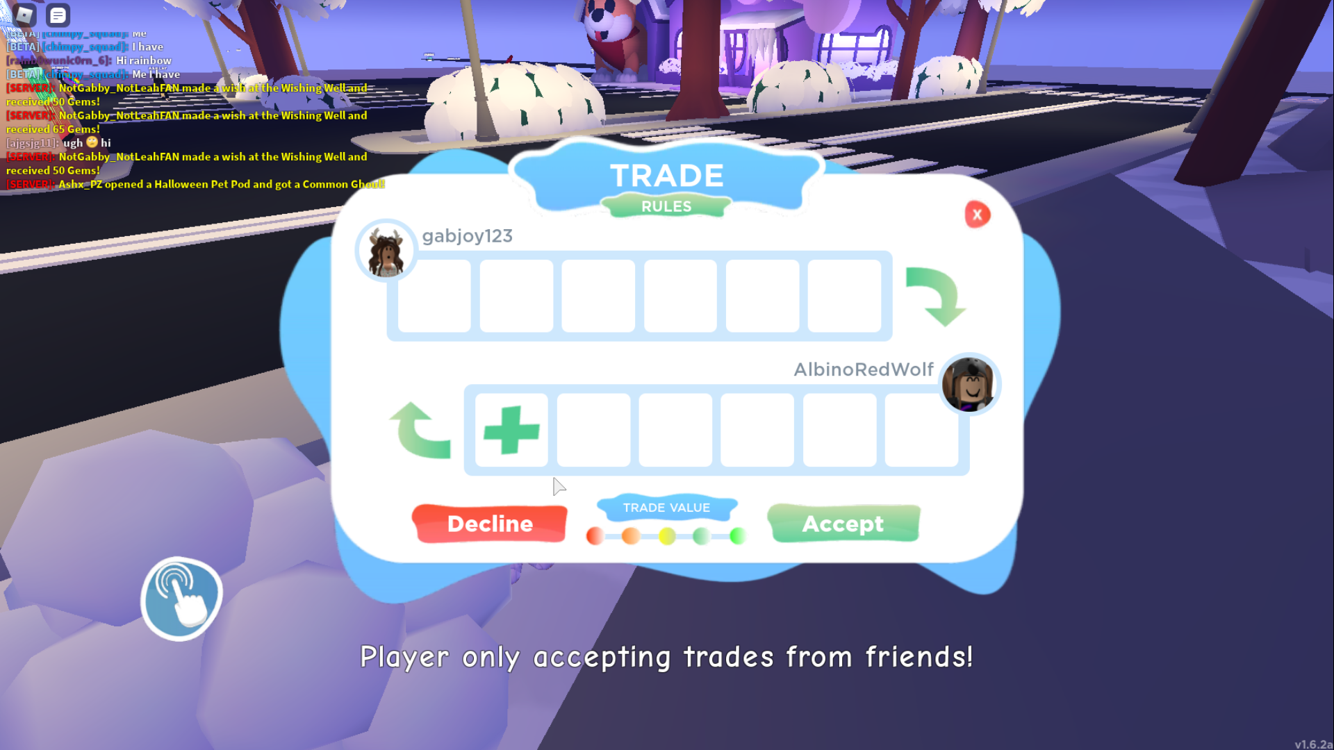 Trading System Overlook Bay Wiki Fandom - roblox trade system guide