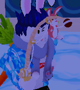 A player holding a Spring Fishing Rod.