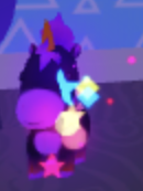 A Rainbow Shiny Dark Magic Shadowcorn.