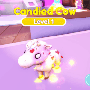 A Shiny Candied Cow.