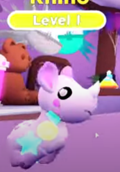 A Rainbow Shiny Rhino.