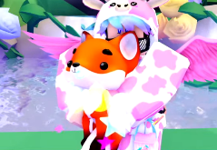 A Rainbow Shiny Fox.