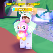 A Shiny Bubblegum Penguin.