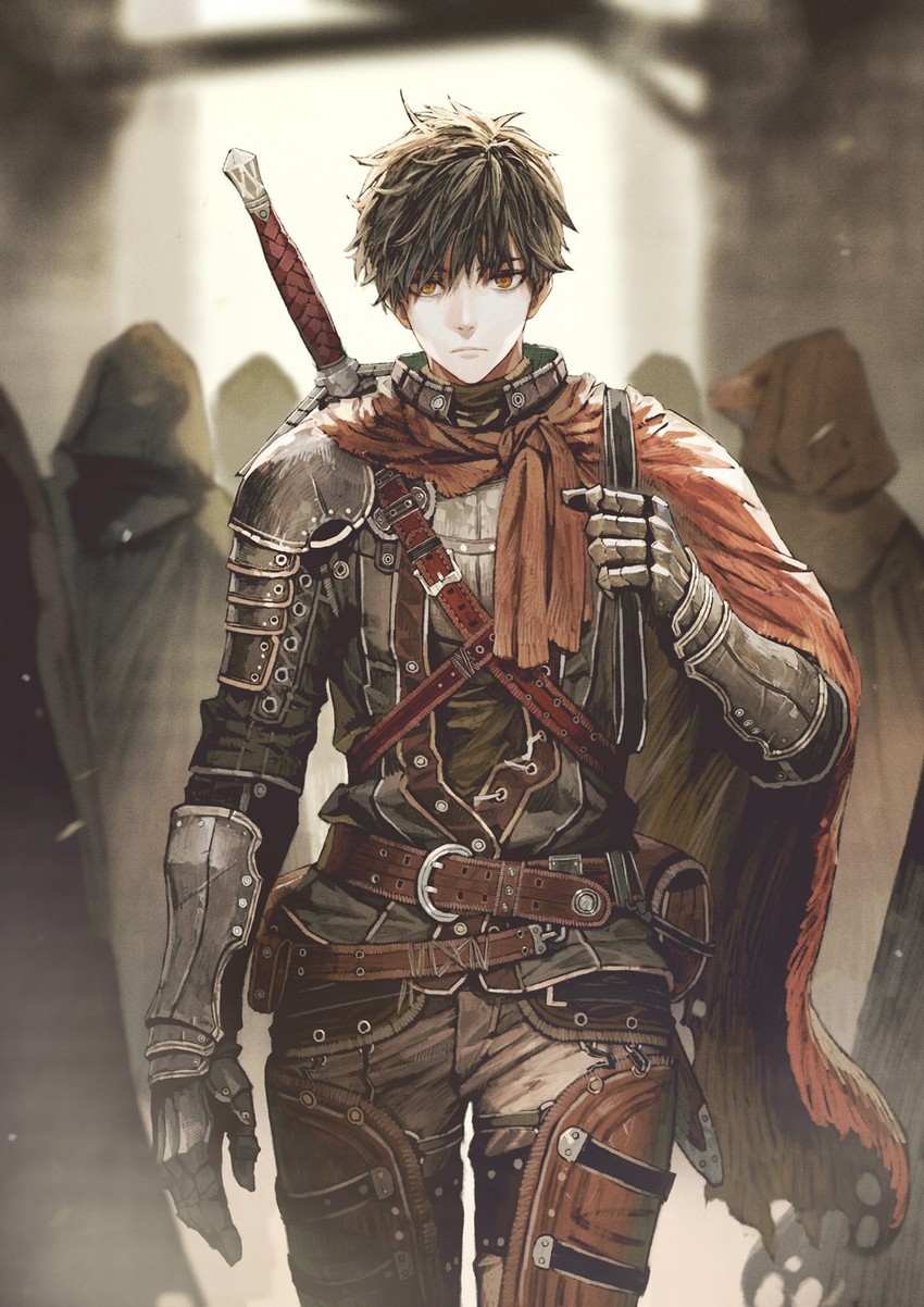 HD wallpaper: Armor, Anime, Warriors, Art, Characters, Adventurers, The  killer of goblins | Wallpaper Flare