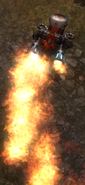 Dwarf Flamethrower attacking