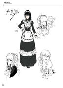 Narberal Gamma Maid Dress Concept Art