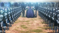 The Empire and Nazarick's combined forces assembles