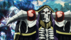 OVERLORD: AINZ DESAFIA O MAIS FORTE LORDE MARCIAL DE BAHARUTH! AINZ VS GO  GIN