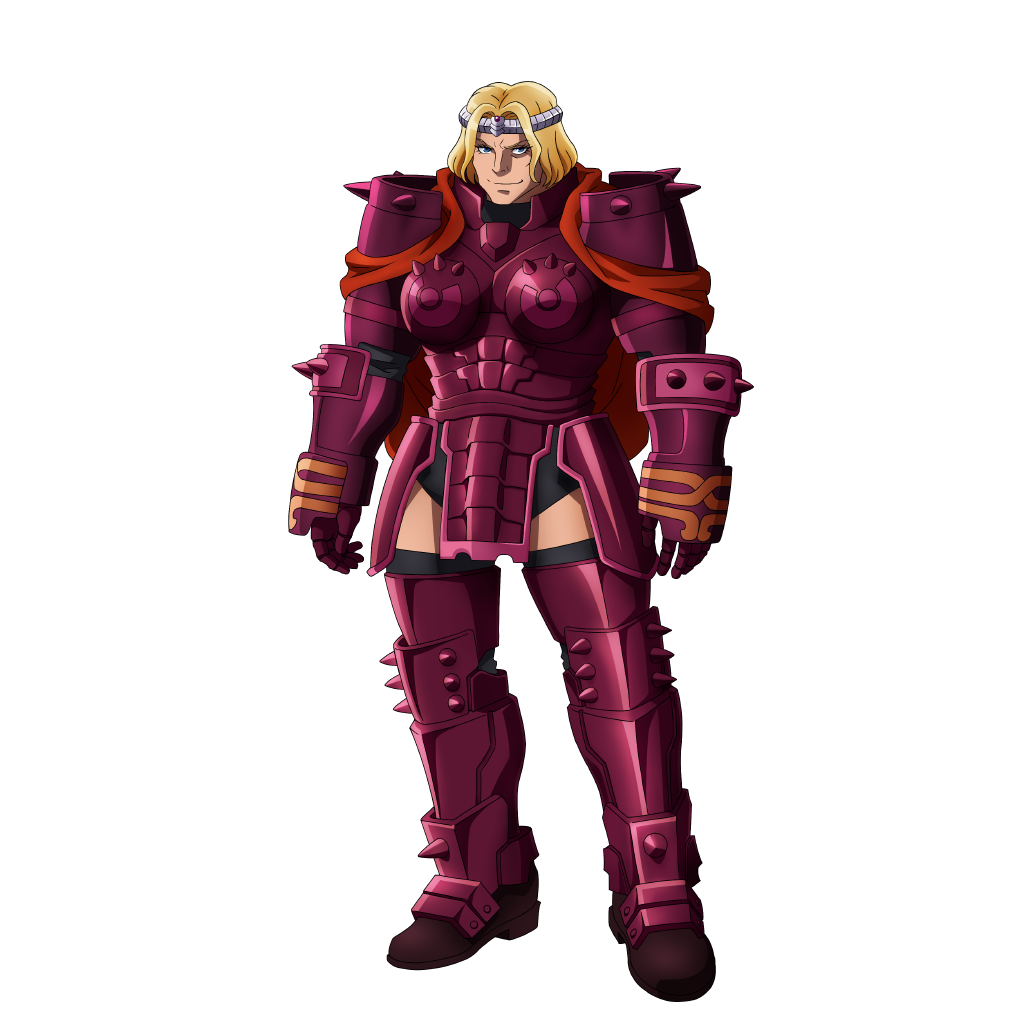 Gagaran (ガガーラン) is an adamantite ranked adventurer and a warrior from Blue Roses...