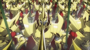 A unit of Nazarick Master Guarders.